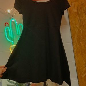 Basic Black Tee Mini Dress